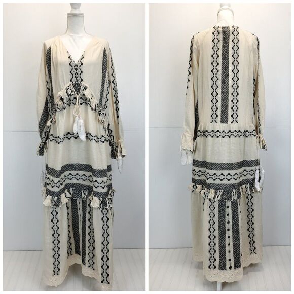 Hemant & Nandita Moira Kaftan Maxi Dress - Picture 6 of 13